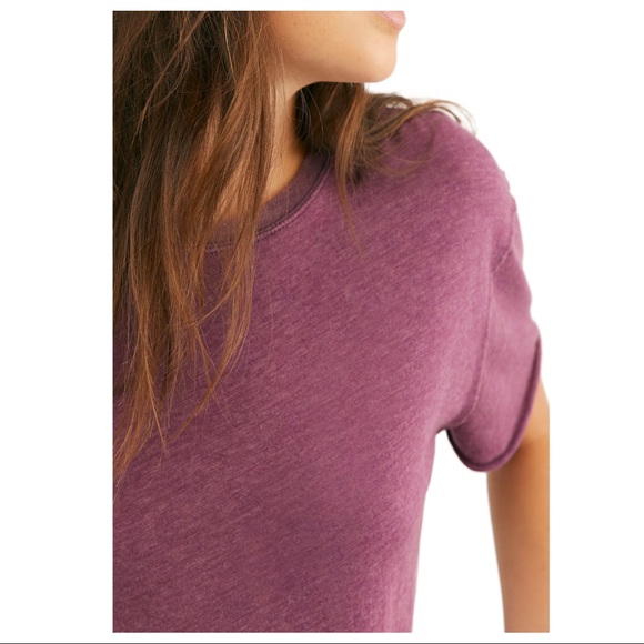 FREE PEOPLE BOHO TEE FLOWY T-SHIRT TUNIC TOP A2C - Picture 12 of 15